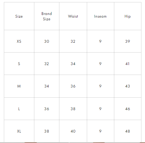 Size Guide