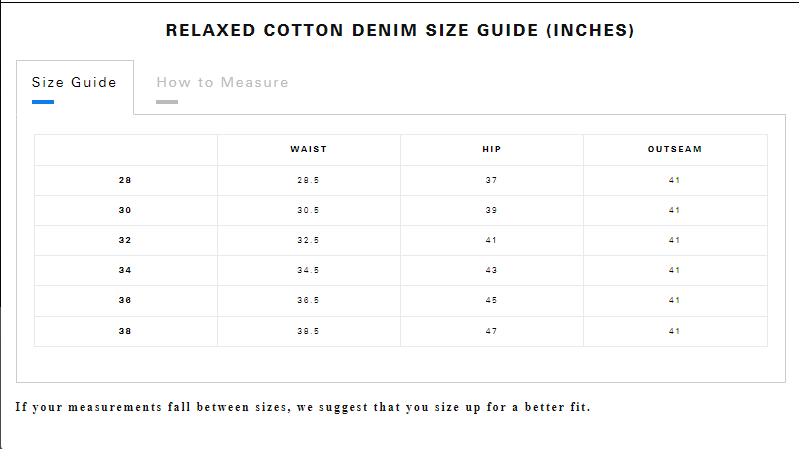 Size Guide