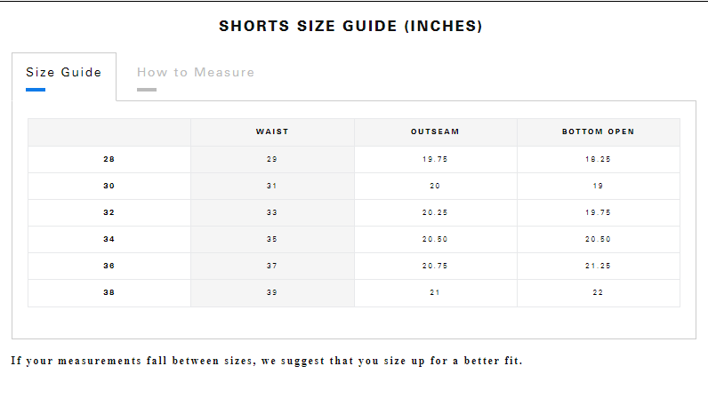 Size Guide