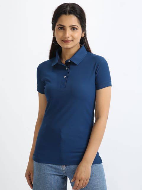Rama Blue Women's Polo T-shirt