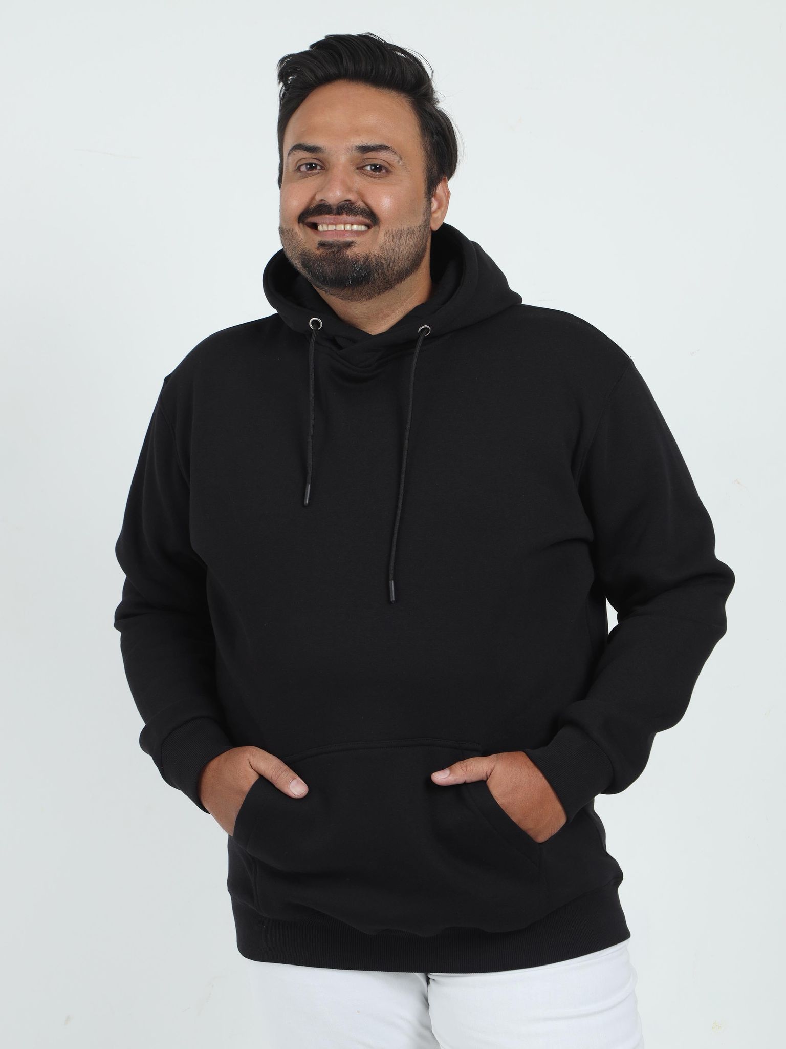 Plus Size Black Hoodie