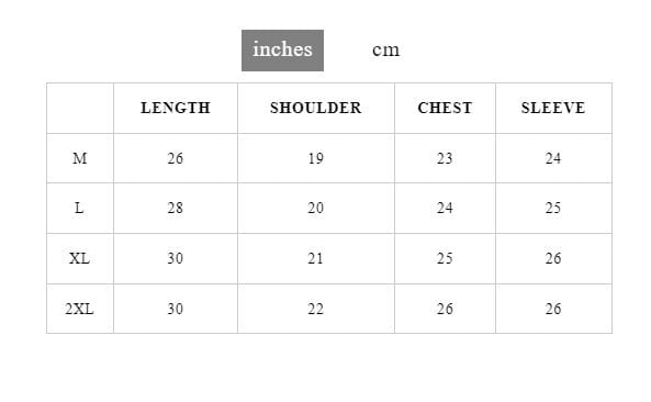 Size Guide