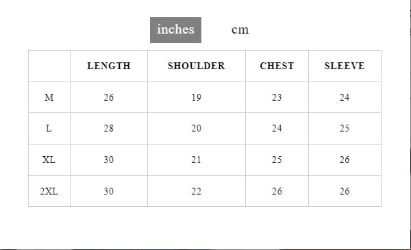 Size Guide