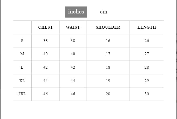 Size Guide