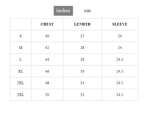 Size Guide