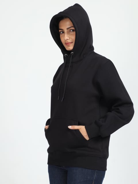 Women Black Hoodie