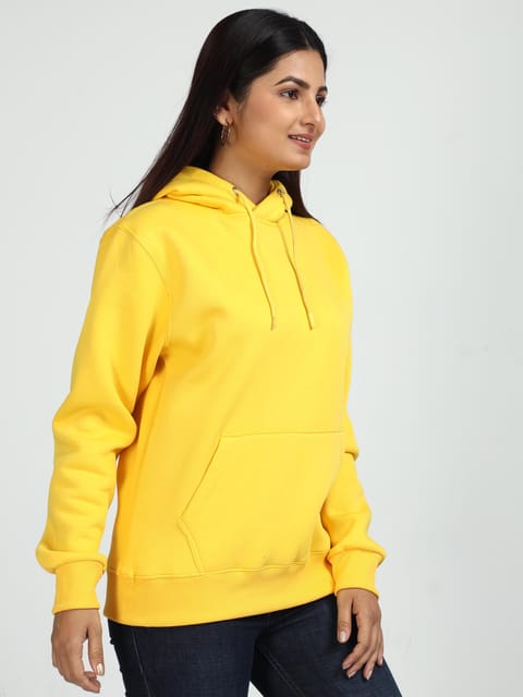 Women Sunshine Yellow Hoodie