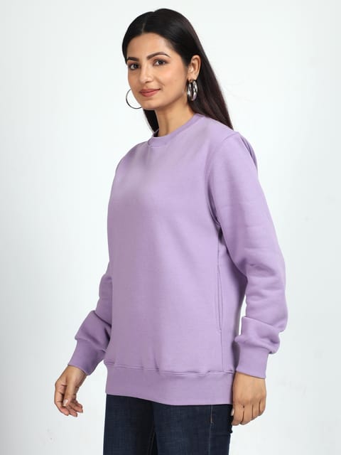 Women Lavender Sweatshirt