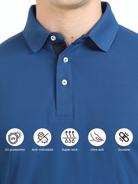 Rama Blue Men's Polo T-shirt