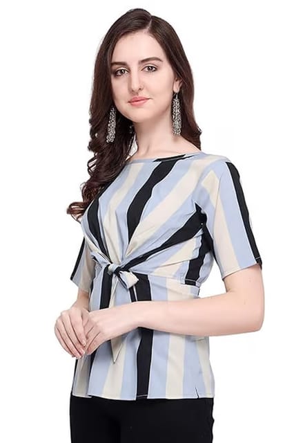 J B Fashion J B Women Printed Top with Half Sleeves for Office Wear, Casual Wear, Under 399 Top for Women/Girls Top