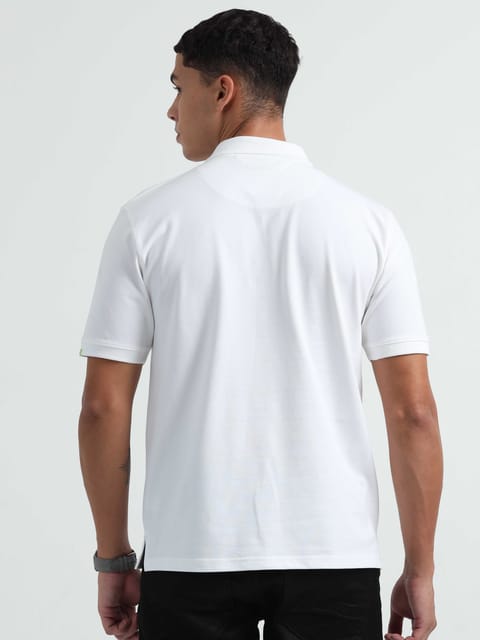 Caslay Organic Cotton - White Polo T-Shirt