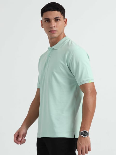 Caslay Organic Cotton - Jade Green Polo T-Shirt