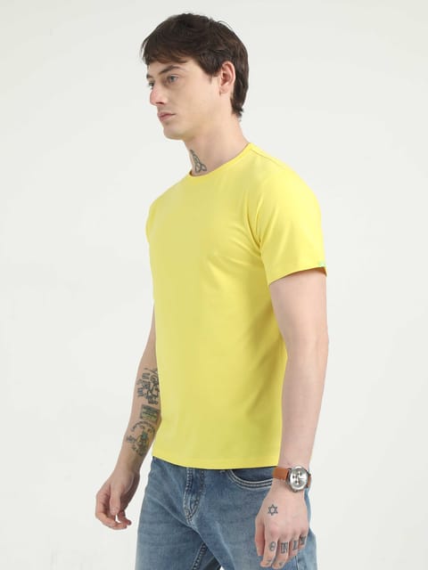 Caslay Organic - Illuminating Crew Neck Solid T-Shirt