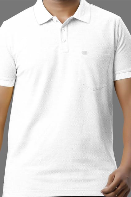 Ariser Mens Golf Polo Half Sleeve T-Shirt White 29006