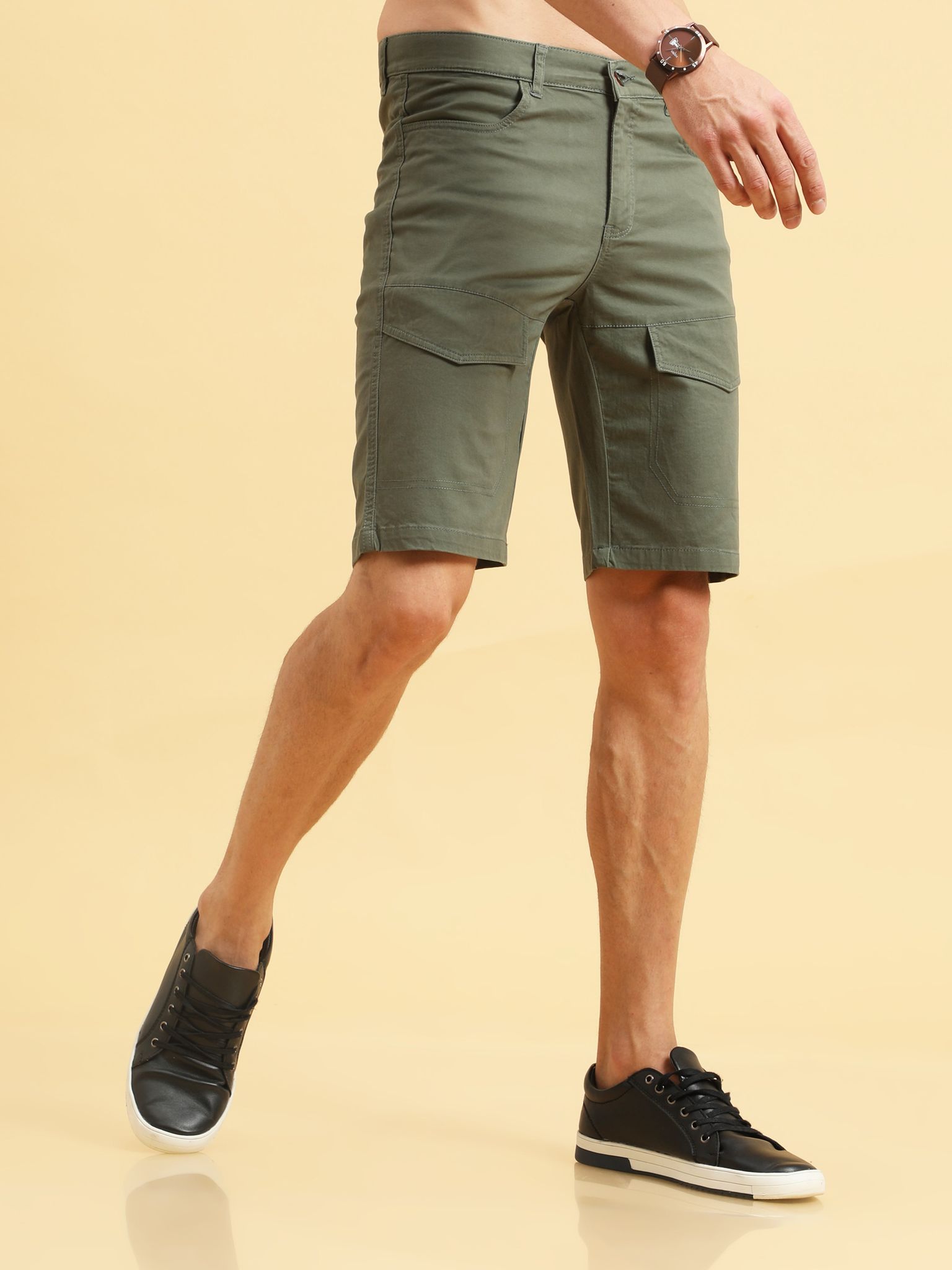 Vibrant Olive Shorts