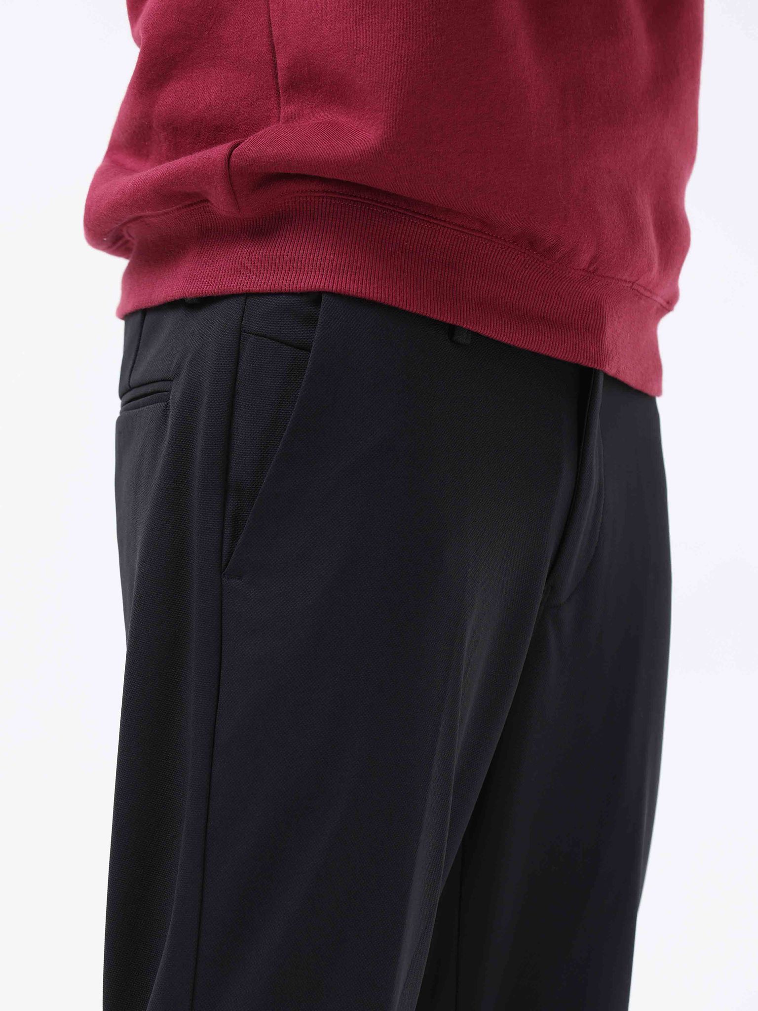 Power Stretch Black Trouser