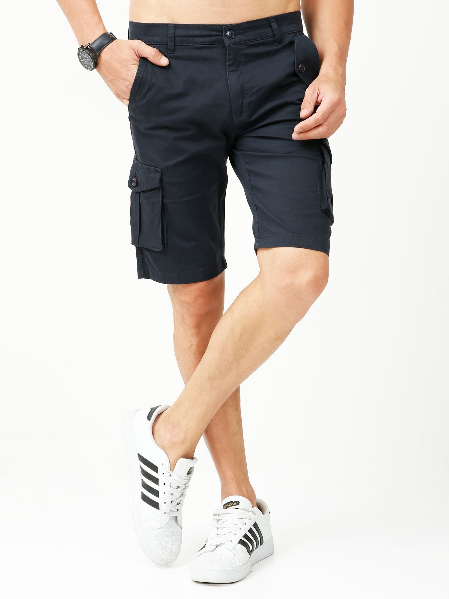 Cargo Navy Blue Shorts