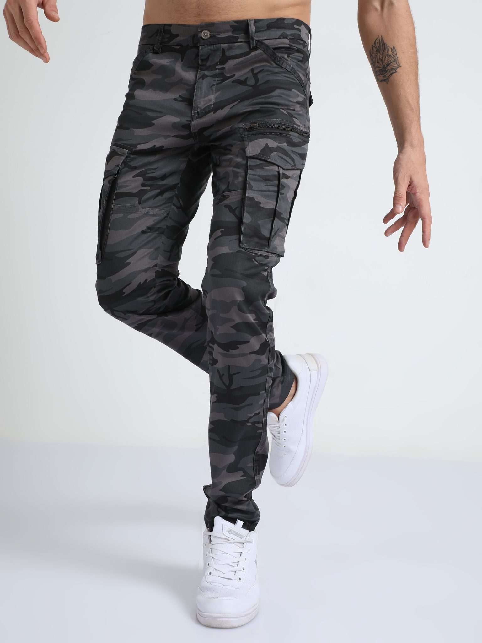 Utility Grey Camo Cargo Pant