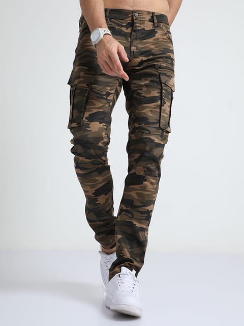 Utility Cream Camo Cargo Pant