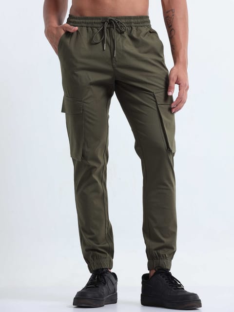 Air Sense Olive Cargo Joggers