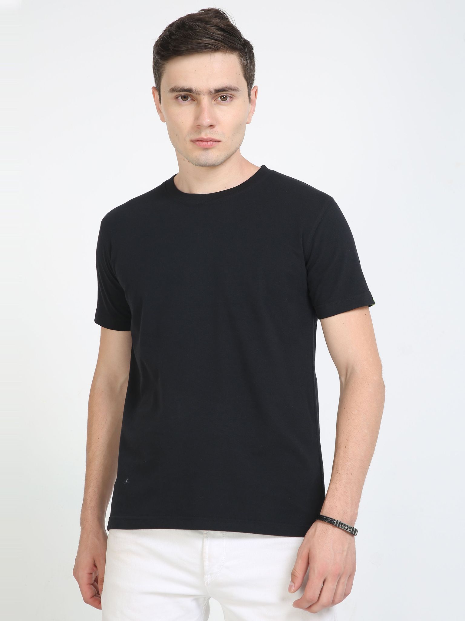 Sustainable Crew Neck T-shirt - Black