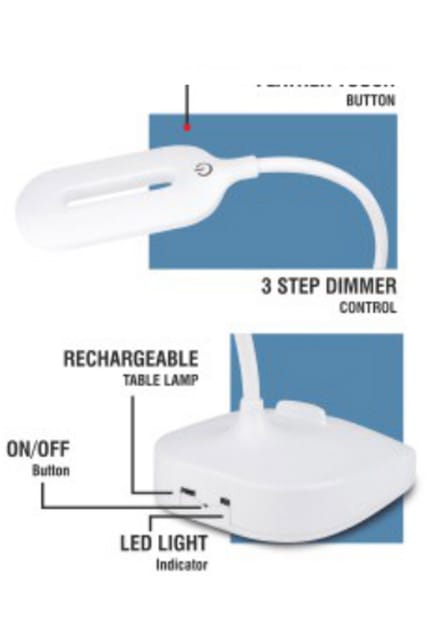 PUTHUSU RECHARGABLE FLEXI TABLE LAMP E 320