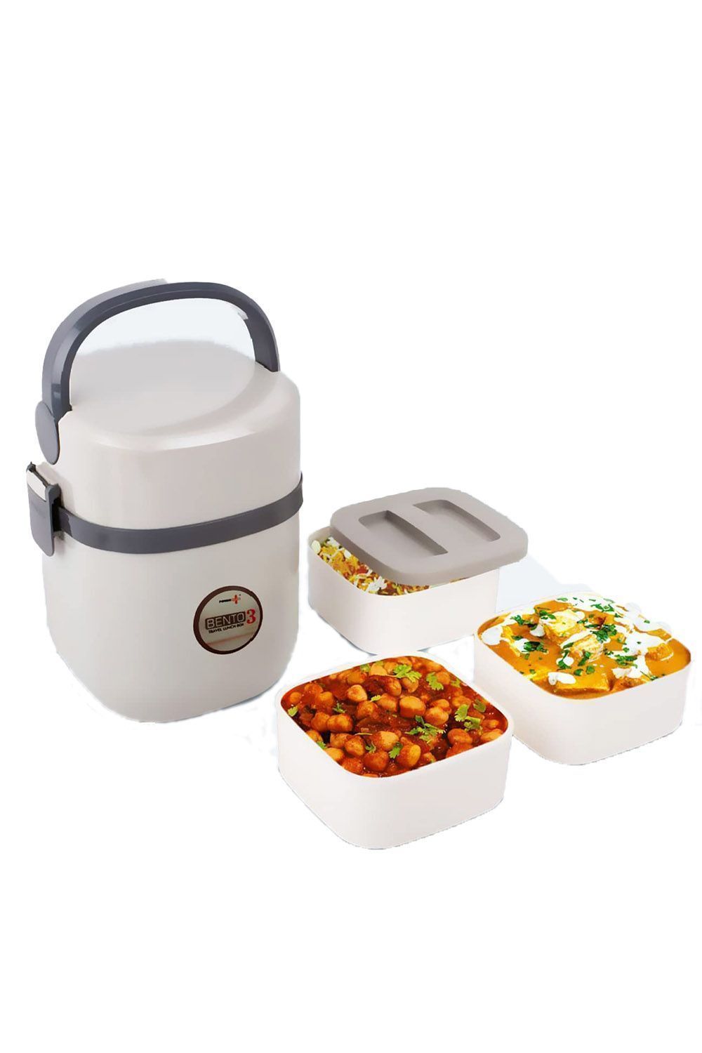 PUTHUSU BENTO TRAVEL LUNCH BOX SET OF 3 MICROWAVE SAFE CONTAINER H 154