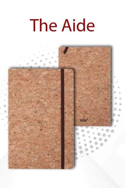 FUZO ECO Friendly Cork Notebook ARTR TGZ 918 CORK BROWN