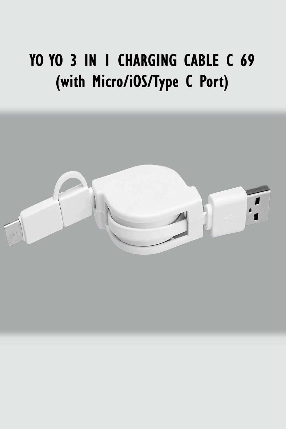 PUTHUSU YO YO 3 IN 1 CHARGING CABLE C 69