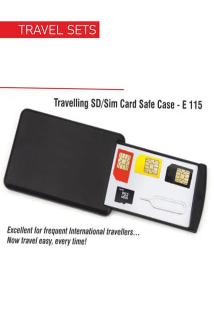 PUTHUSU TRAVEL SD/SIM CARD SIM SAFE CASE E 115