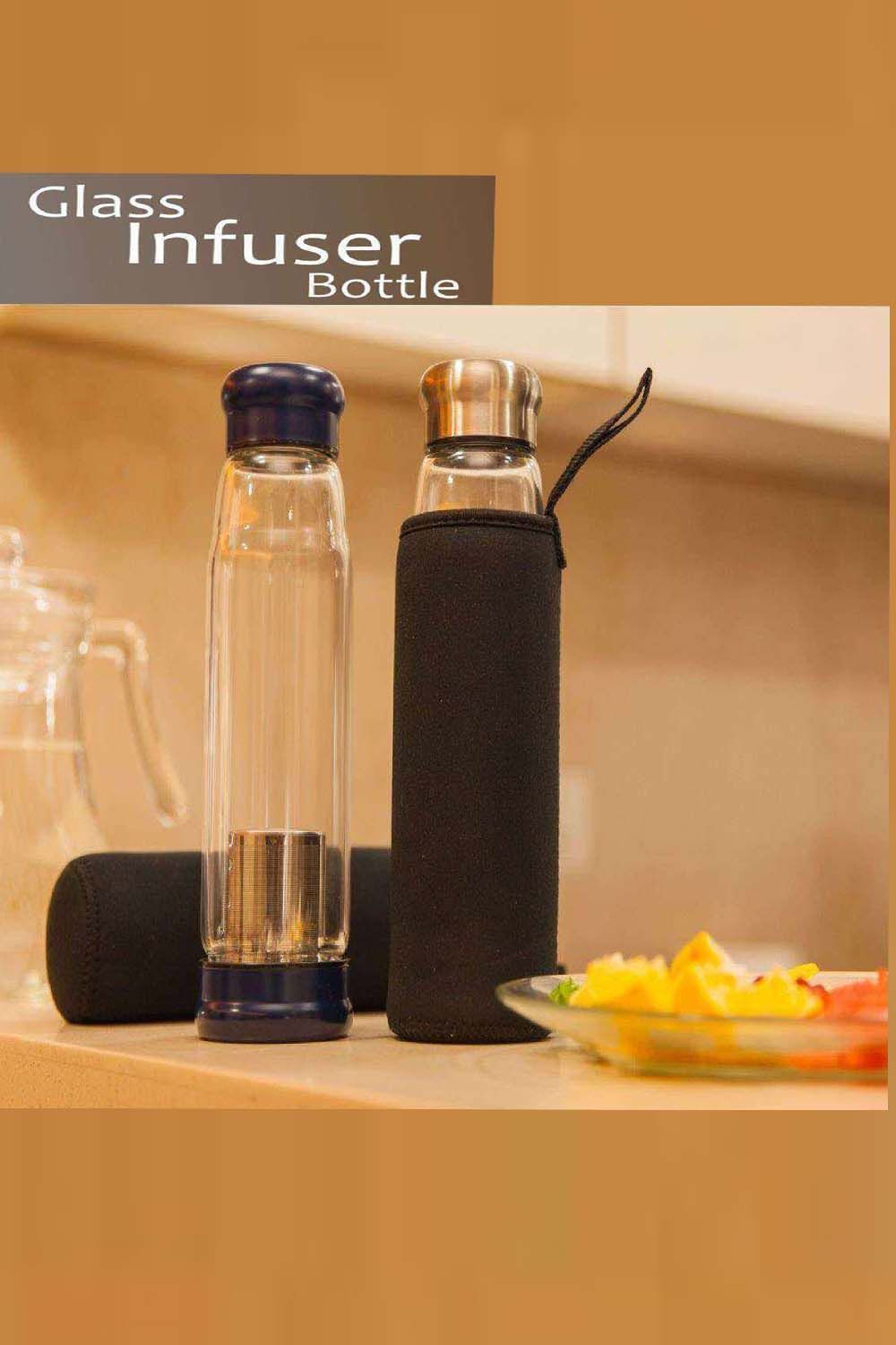 FUZO Glass infuser bottle ARTR TGZ 819 BLUE