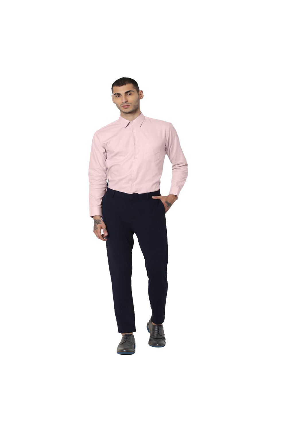 Jack&Jones Men's Marcos Dobby Shirt Pink