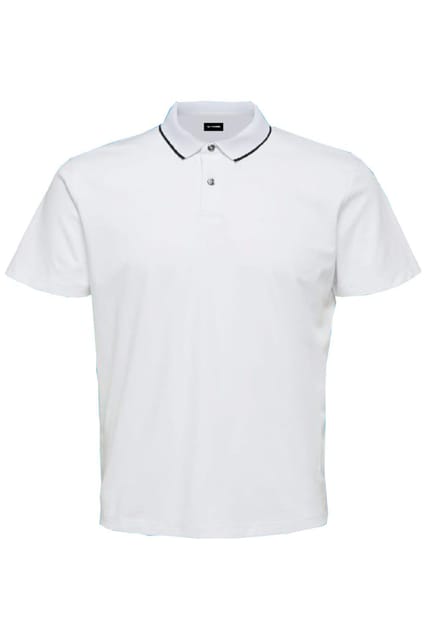 Jack&Jones Men's Coolmax Polo T-Shirt White