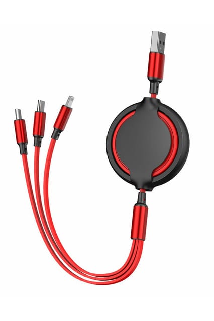 Urban Gear Yoyo Pro Retractable 3-In-1 Charging Cable