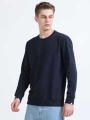 Sustainable Navy Blue Sweatshirt