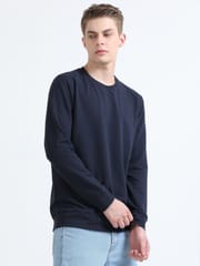 Sustainable Navy Blue Sweatshirt