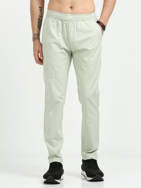 Lazy Linen Comfy Trouser - Fern