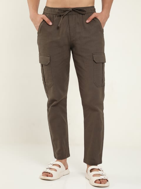 Men Lazy Fern Linen Pants