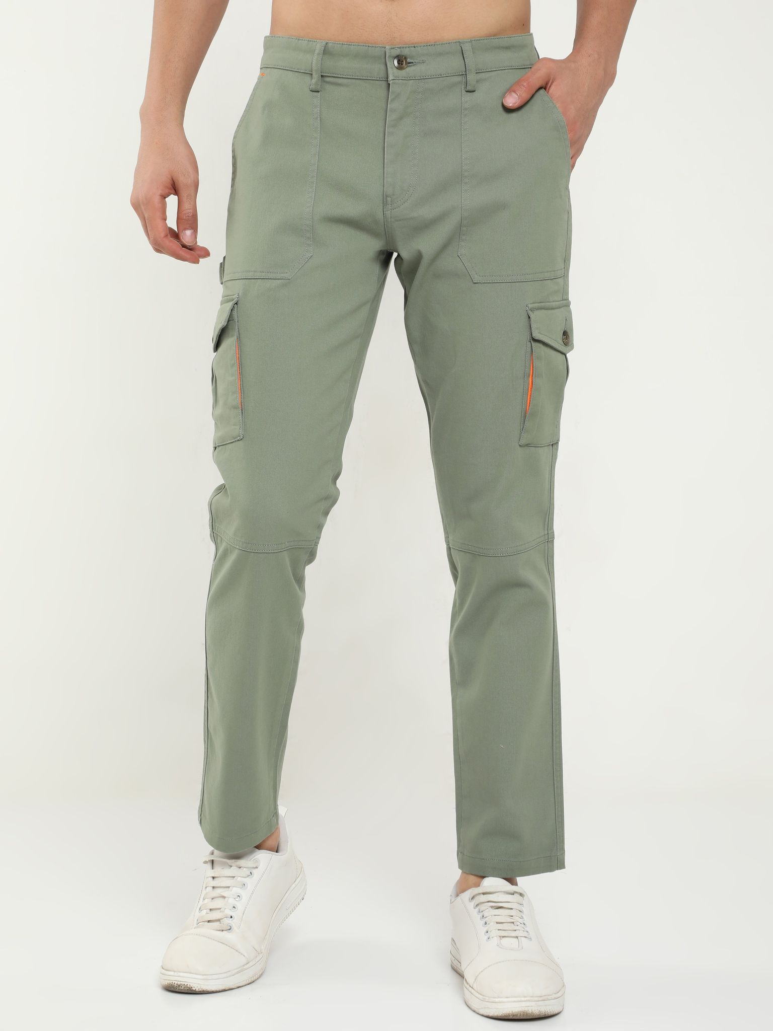 Men Classic Cargo Pant- Olive