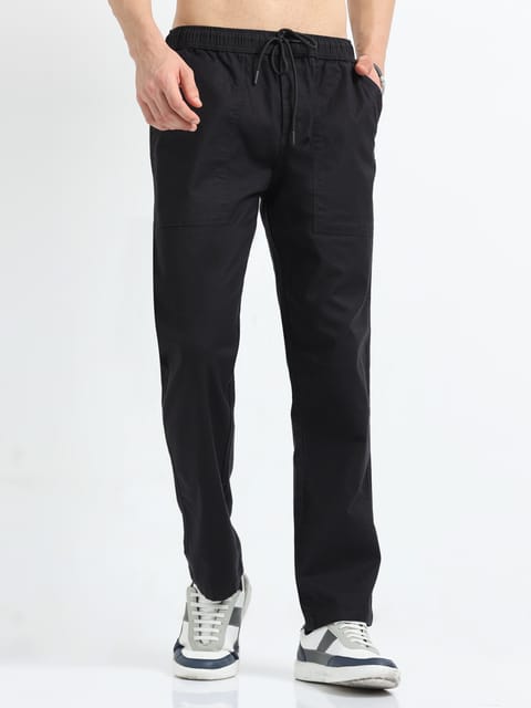 Men Corn Airport Jogger-Black