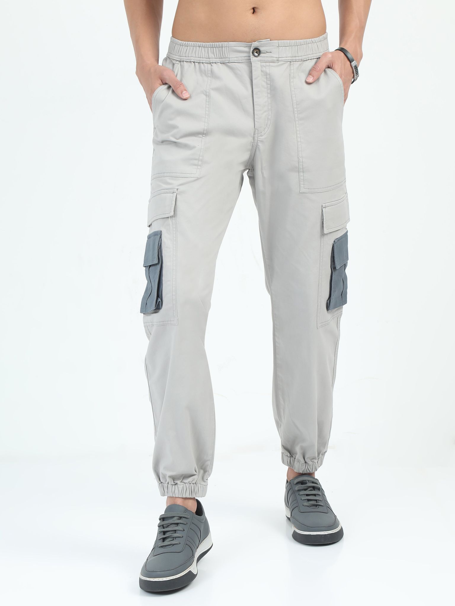 Men Classic Jogger-Stone