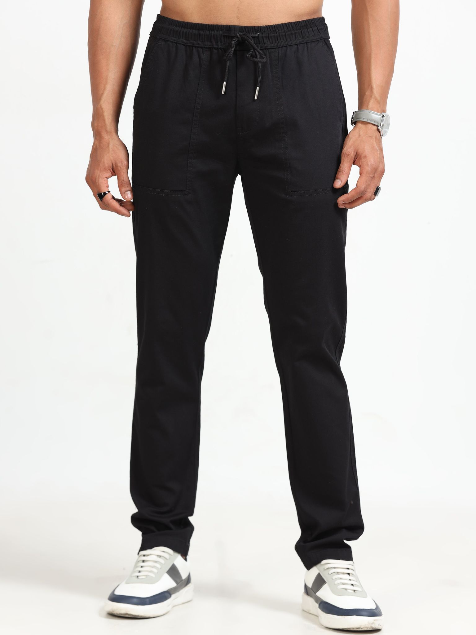 Men Comfy Airport Pant-Black