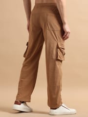 Plus Size Utility Relaxed Fit Cargo Pant - British Tan