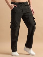 Utility Relaxed Fit Cargo Pant - Olive