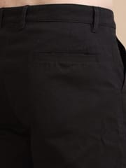 Plus Size Black Utility Denim Cargo