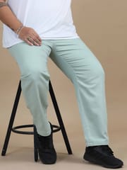 Plus Size Relaxed Fit Trouser-Oslo Grey