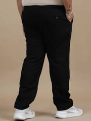 Plus Size Relaxed Fit Trouser-Black