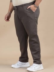 Plus Size Relaxed Fit Trouser-Vampire Grey