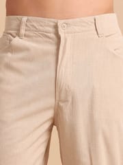 Cream Corduroy Trousers