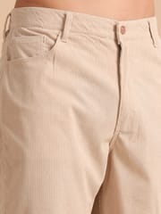 Cream Corduroy Trousers